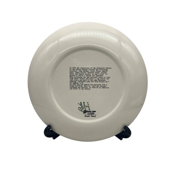 1955 Homer Laughlin Ebenezer Methodist Church, Talbott, TN Commemorative Plate - Picture 2 of 6